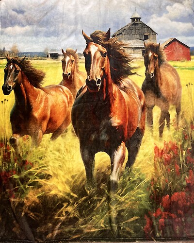 Horse Fleece Blanket