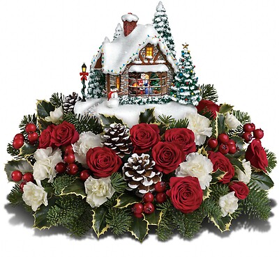Thomas Kinkade's A Kiss For Santa