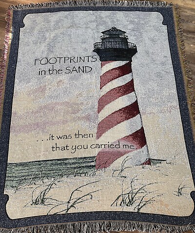 Footprints Throw
